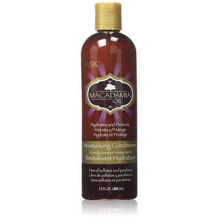 Hask Macadamia Oil Moisturizing Conditioner, 12 Ounce