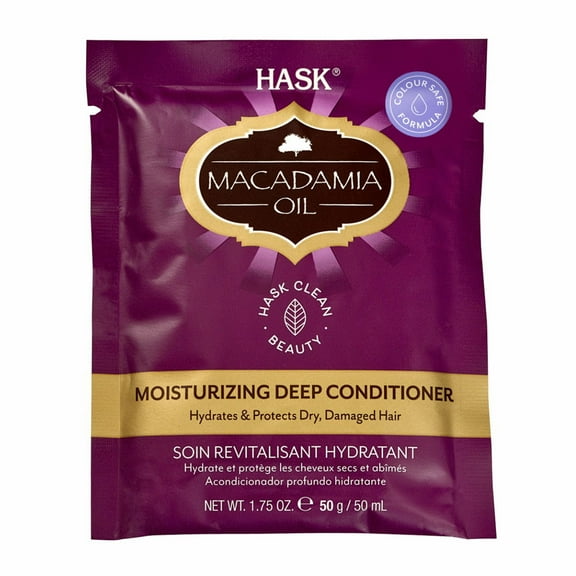 Hask Macadamia Oil Moisturizing Deep Conditioning Treatment, 1.75 oz