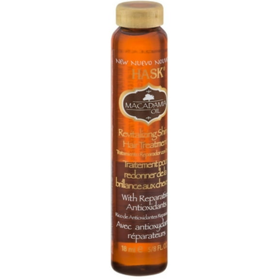 Hask Macadamia Revitalizing Shine Oil, .625 oz (Pack of 6)