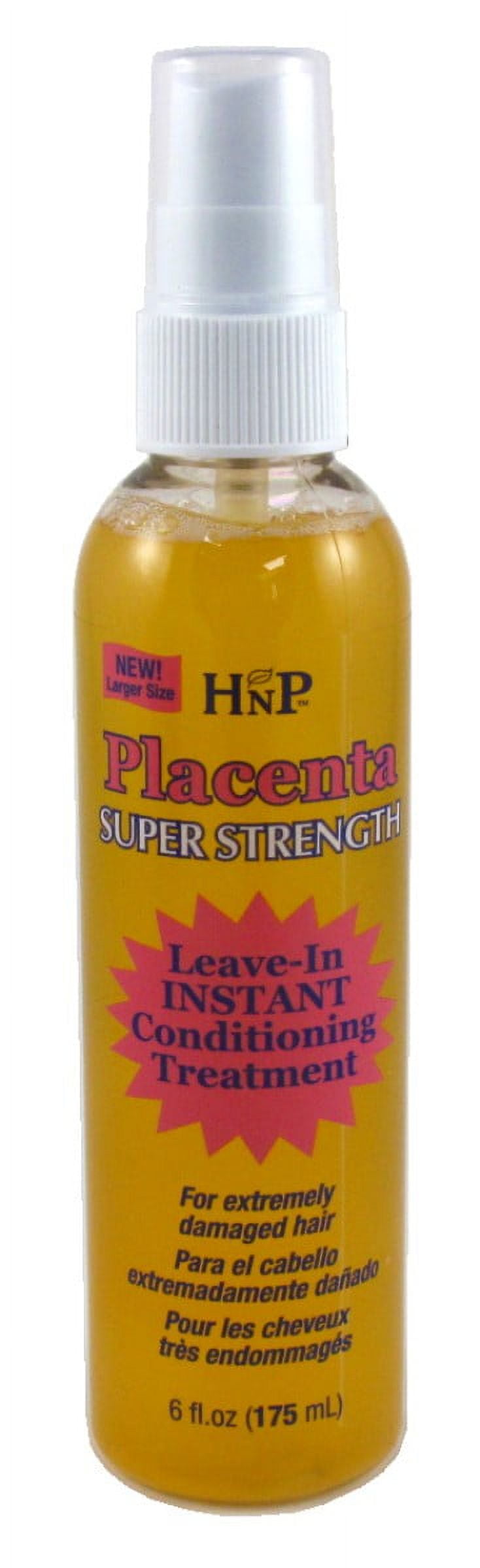 Hask Placenta Leave-In Cond. Treatment Super Strength 6oz (Pack of 3)