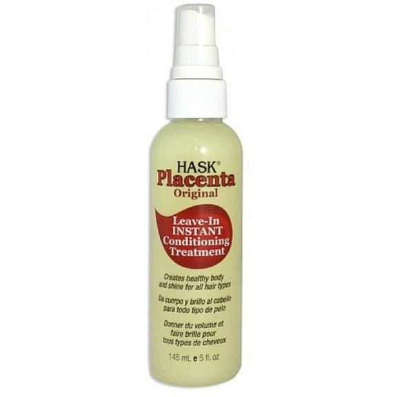Hask Placenta No-Rinse Instant Hair Repair Treatment, 5 oz