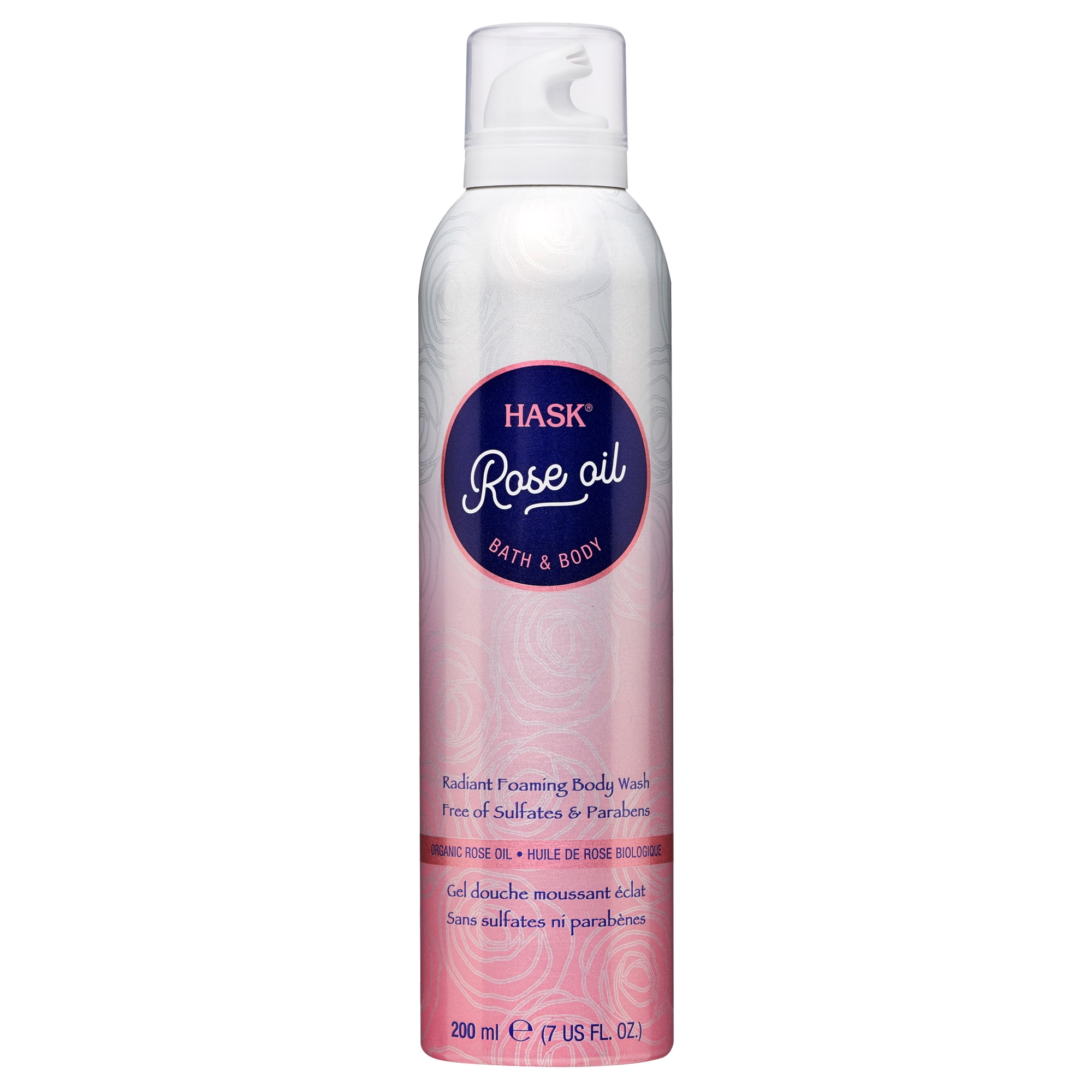 Hask Rose Oil Foaming Body Wash