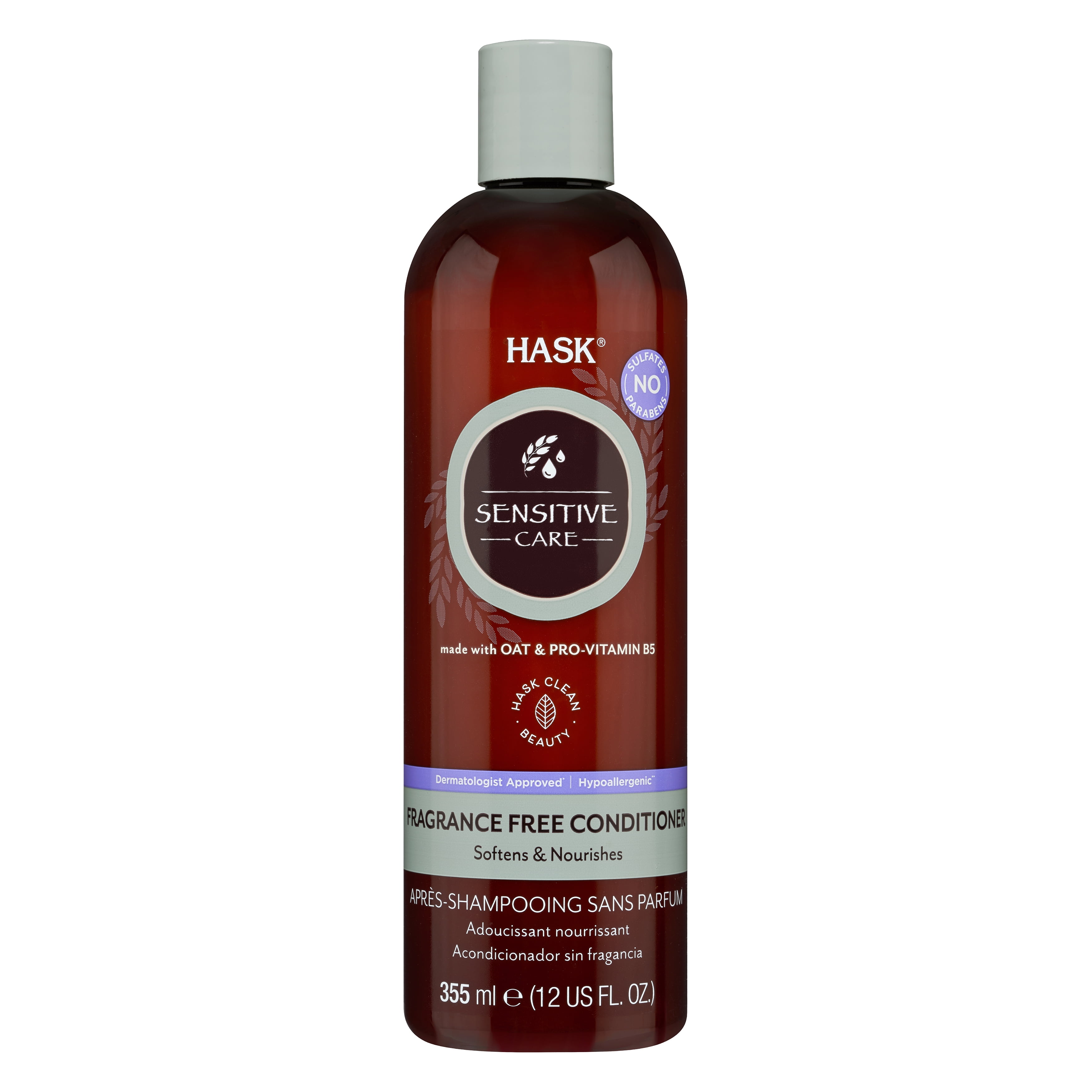 Hask Sensitive Care Fragrance Free Conditioner, 12 fl oz