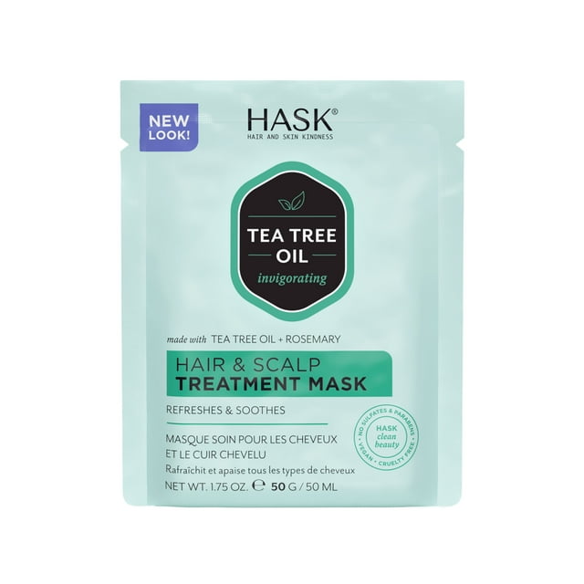 Hask Tea Tree Oil & Rosemary Invigorating Hair & Scalp Treatment Mask