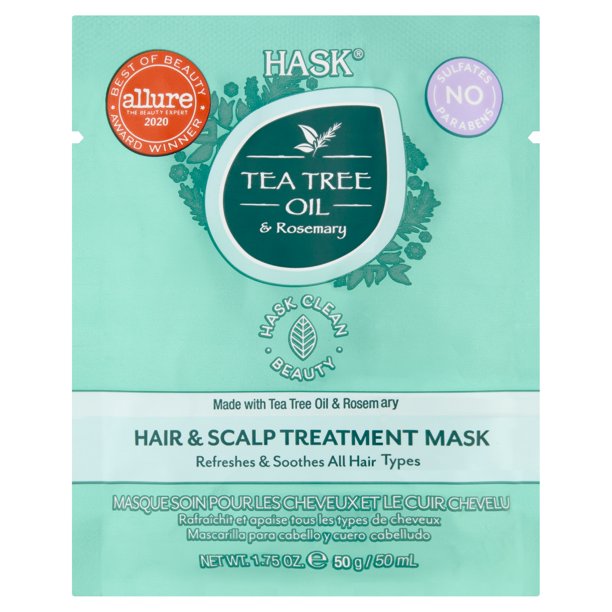 Hask Tea Tree Oil & Rosemary Invigorating Moisturizing Hair & Scalp