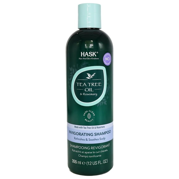 Hask Tea Tree Rosemary Oil Scalp Care Shampoo, 12 Oz.