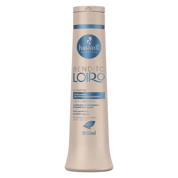 Haskell - Linha Bendito Loiro - Kit Shampoo e Condicionador (2 x 500 Ml) - (Blessed Blonde Collection - Set with Shampoo & Conditioner (2 x 16.91 Fl Oz))