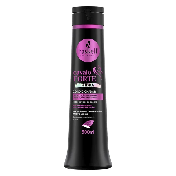 Haskell - Linha Cavalo Forte (Hidra) - Kit Shampoo e Condicionador (2 x 500 Ml) - (Strong Horse (Hydra) Collection - Set with Shampoo & Conditioner (2 x 16.91 Fl Oz))