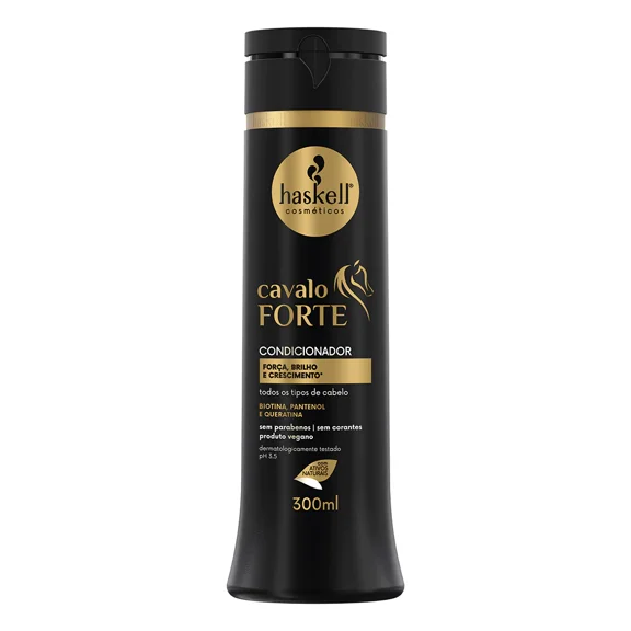 Haskell - Linha Cavalo Forte - Kit Shampoo e Condicionador (2 x 300 Ml) - (Strong Horse Collection - Set with Shampoo & Conditioner (2 x 10.14 Fl Oz))
