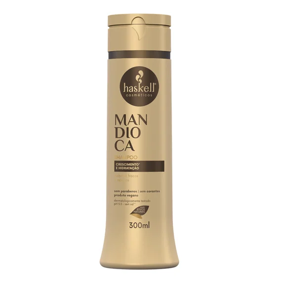 Haskell - Linha Mandioca - Kit Shampoo e Condicionador (2 x 300 Ml) - (Cassava Collection - Set with Shampoo & Conditioner (2 x 10.14 Fl Oz))