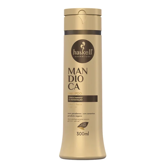 Haskell - Linha Mandioca - Kit Shampoo e Condicionador (2 x 300 Ml) - (Cassava Collection - Set with Shampoo & Conditioner (2 x 10.14 Fl Oz))