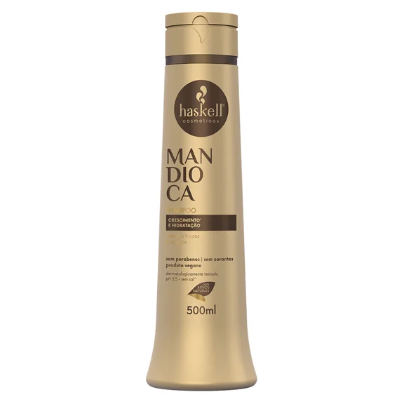 Haskell - Linha Mandioca - Kit Shampoo e Condicionador (2 x 500 Ml) - (Cassava Collection - Set with Shampoo & Conditioner (2 x 16.91 Fl Oz))