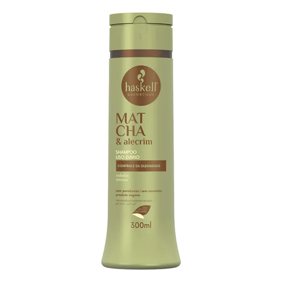 Haskell - Linha Matcha e Alecrim - Kit Shampoo e Condicionador (2 x 300 Ml) - (Matcha and Rosemary Collection - Set with Shampoo & Conditioner (2 x 10.14 Fl Oz))