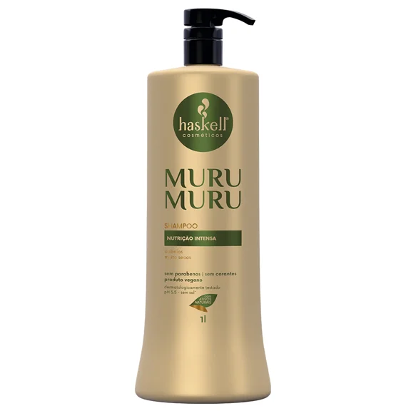 Haskell - Linha Murumuru - Kit Shampoo e Condicionador (2 x 1 L) - (Murumuru Collection - Set with Shampoo & Conditioner (2 x 33.81 Fl Oz))