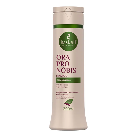 Haskell - Linha Ora Pro Nobis - Kit Shampoo e Condicionador (2 x 300 Ml) - (Barbados Gooseberry Collection - Set with Shampoo & Conditioner (2 x 10.14 Fl Oz))