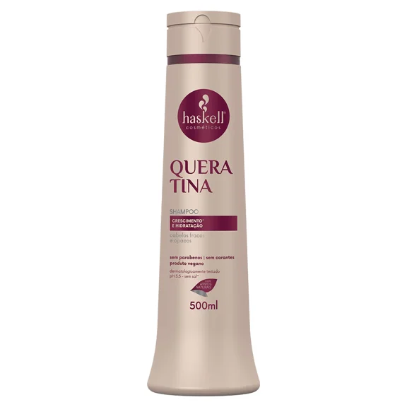 Haskell - Linha Queratina - Kit Shampoo e Condicionador (2 x 500 Ml) - (Keratin Collection - Set with Shampoo & Conditioner (2 x 16.91 Fl Oz))