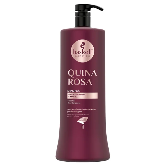 Haskell - Linha Quina Rosa - Kit Shampoo e Condicionador (2 x 1 L) - (Quina Rosa Collection - Set with Shampoo & Conditioner (2 x 33.81 Fl Oz))