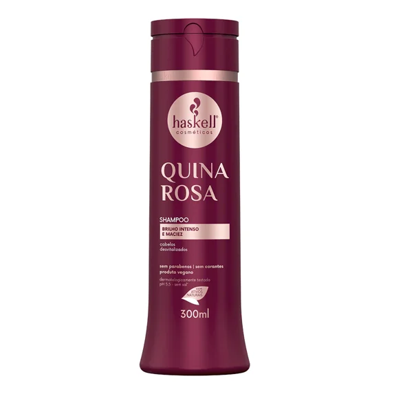 Haskell - Linha Quina Rosa - Kit Shampoo e Condicionador (2 x 300 Ml) - (Quina Rosa Collection - Set with Shampoo & Conditioner (2 x 10.14 Fl Oz))