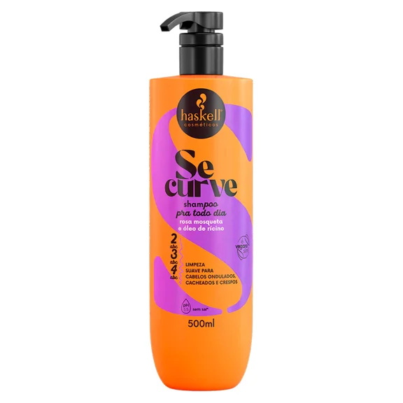 Haskell - Linha Se Curve - Kit Shampoo e Condicionador (2 x 500 Ml) - (Bow Down Collection - Set with Shampoo & Conditioner (2 x 16.91 Fl Oz))