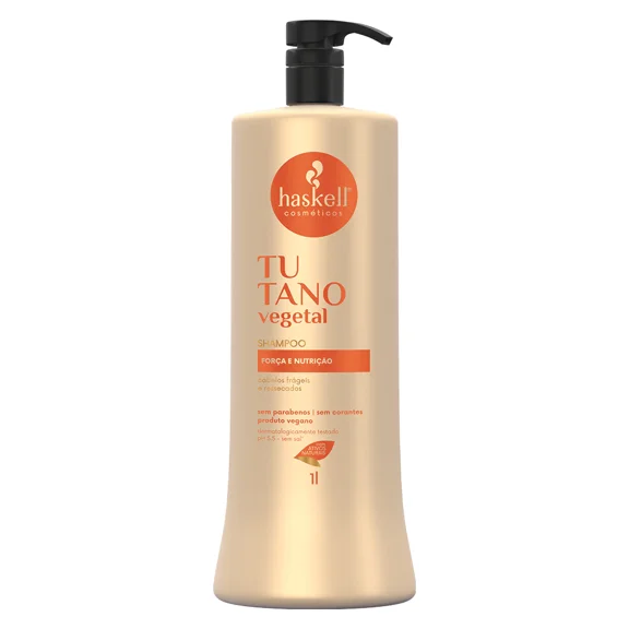 Haskell - Linha Tutano Vegetal - Kit Shampoo e Condicionador (2 x 1 L) - (Vegetal Marrow Collection - Set with Shampoo & Conditioner (2 x 33.81 Fl Oz))