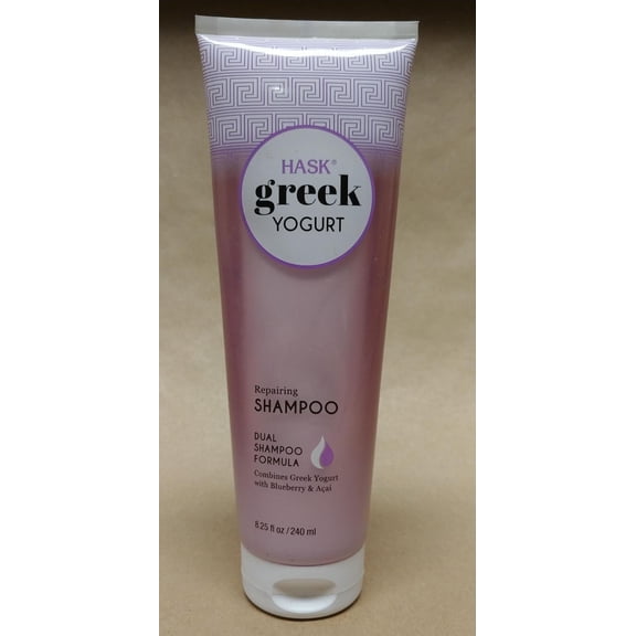 Hasl Greek Yogurt Repairing Shampoo, Dual Shampoo Formula, 8.25 fl.oz