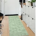 thumbnail image 1 of Hasoo 2'5" x 8' Runner Rug Solid Washable Rugs Runners for Hallways Non Slip Kitchen Mat with Rubber Backing Indoor Green Rug, 1 of 6