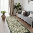 thumbnail image 1 of Hasoo 2' x 6' Area Rug for Living Room Abstract Non Slip Indoor Carpet, Green, 1 of 5