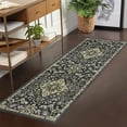 thumbnail image 1 of Hasoo 2' x 6' Hallway Runner Rug Traditional Persian Area Rug Non-Shedding Indoor Rug for Bedroom Entryway, Gray, 1 of 5
