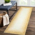 thumbnail image 1 of Hasoo 2' x 6' Outdoor Indoor Runner Rugs with Rubber Backing Washable Rug Runner Carpet for Hallway Entryway Kitchen Bathroom Laundry Room Balcony Garage Patio, Yellow, 1 of 6