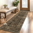 thumbnail image 1 of Hasoo 2' x 6' Runner Rugs for Hallways Non Slip Kitchen Rug with Rubber Backing Indoor Brown Rug, 1 of 6