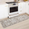 thumbnail image 1 of Hasoo 2' x 6' Runner for Hallway Boho Vintage Rug Non Slip Throw Rugs Floral Bedroom Rug, Brown, 1 of 5