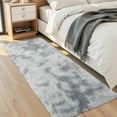 thumbnail image 1 of Hasoo 2' x 6' Shag Rug for Living Room, Fluffy Washable Rug for Bedroom, Nursery, Teen Bedroom Decor, Light Grey, 1 of 7