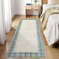 thumbnail image 1 of Hasoo 2' x 6' Washable Hallway Runner Rug Soft Kitchen Runner Rug Stain Resistant Rug for Bedroom Laundry Blue, 1 of 7