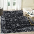 thumbnail image 1 of Hasoo 4' x 6' Area Rug for Living Room Boho Vintage Rug Non Slip Throw Rugs Floral Indoor Carpet, Black, 1 of 6