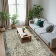 thumbnail image 1 of Hasoo 8' x 10' Area Rug for Living Room Abstract Non Slip Indoor Carpet, Brown, 1 of 5