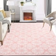 thumbnail image 1 of Hasoo 8' x 10' Area Rugs for Living Room Modern Austere European Area Rugs Machine Washable Rugs Bedroom Dining Room Kitchen Carpet Pink, 1 of 6
