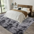 thumbnail image 1 of Hasoo 8' x 10' Large Area Rug High-Pile Plush Shag Rug Perfect for Living Rooms, Bedrooms, Dining Rooms, Dark Grey, 1 of 7