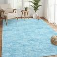 thumbnail image 1 of Hasoo Area Rug 9' x 12' Rugs for Dining Room Modern Rugs for Living Room Soild Indoor Carpet Soft Lightweight Washable Light Blue Rugs, 1 of 6