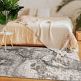 thumbnail image 1 of Hasoo Area Rug 9' x 12' Washable Rugs for Dining Room Abstract Marble Carpet Boho Soft Rug, Brown, 1 of 6