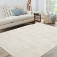 thumbnail image 1 of Hasoo Area Rugs 5' x 7' Solid Texture Rug for Living Room Bedroom Indoor Carpet, Beige, 1 of 6