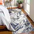 thumbnail image 1 of Hasoo Blue 2' x 6' Runner Rugs Washable Soft Abstract Carpet Indoor Runners Rugs for Floor Hallway Bedside Entry Rug, 1 of 6