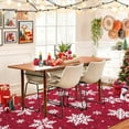 thumbnail image 1 of Hasoo Christmas Room Decor Area Rug Indoor Modern Washable Throw Rug for Living Room 6' x 9' Red Carpet, 1 of 5