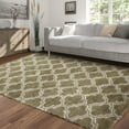 thumbnail image 1 of Hasoo Geometric Quatrefoil Area Rug, Brown, 8' x 10' Rectangle, 1 of 5