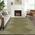 thumbnail image 1 of Hasoo Large Area Rug for Dining Room Washable Indoor Geometric Striped Carpet Soft Non Slip Dorm Rug, Camel 10' x 13', 1 of 6