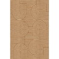 thumbnail image 1 of Hasoo Large Living Room Area Rug 9' x 12' Non Slip Indoor Carpet Brown Washable Modern Geometric Rug, 1 of 5