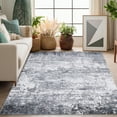 thumbnail image 1 of Hasoo Modern Washable Large 10' x 13' Abstract Area Rug for Living Room Soft Indoor Carpet, Gray, 1 of 5