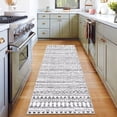 thumbnail image 1 of Hasoo Runner Rug 2' x 8' Washable Modern Rugs for Hallway Boho Geometrical Indoor Carpet, Gray, 1 of 7