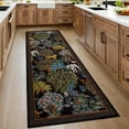 thumbnail image 1 of Hasoo Runner Rug 2x6 Non-Slip Washable Low Pile Anmial Print for Kitchen Indoor Black, 1 of 5