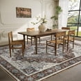 thumbnail image 1 of Hasoo Washable Area Rugs 10' x 13' Rug for Living Room Floral Modern Non Slip Throw Indoor Carpet, Red, 1 of 5