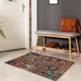 thumbnail image 1 of Hasoo Washable Area Rugs 2' x 3' Ethnic Tribes Rug Non-Slip Door Mat Boho Accent Throw Indoor Floor Carpets Brownish Red, 1 of 5
